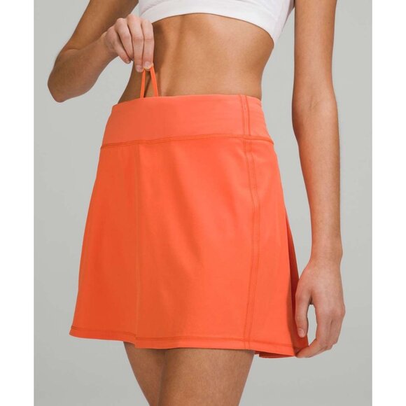 Lululemon Pace Rival Mid-Rise Skirt *Extra Long Warm Coral - Picture 1 of 11